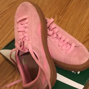 Pink Puma Creepers Shoes Size 7(Women’s)